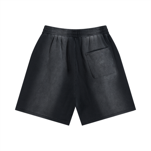 The "PLAINE Collection" Sun Fade Distressed Shorts by WoodArmoire