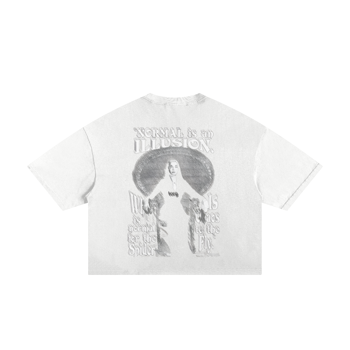 The "Plaine" Collection Classic Frayed Boxy Tee